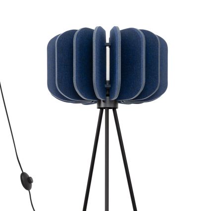 Candeeiro de pé MULA 1xE27/15W/230V azul