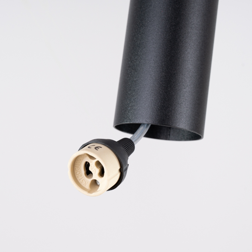 Lustre pendente com cabo LAGOS 2xGU10/10W/230V preto