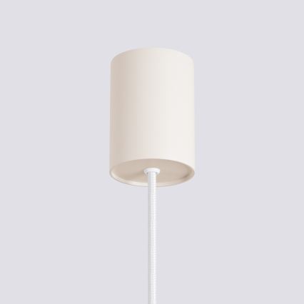 Pendente com cabo ESTRIA 1xE14/10W/230V Ø 14 cm, creme