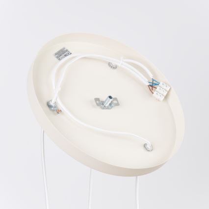 Lustre suspenso por cabo ESTRIA 3xE14/10W/230V Ø 30 cm creme