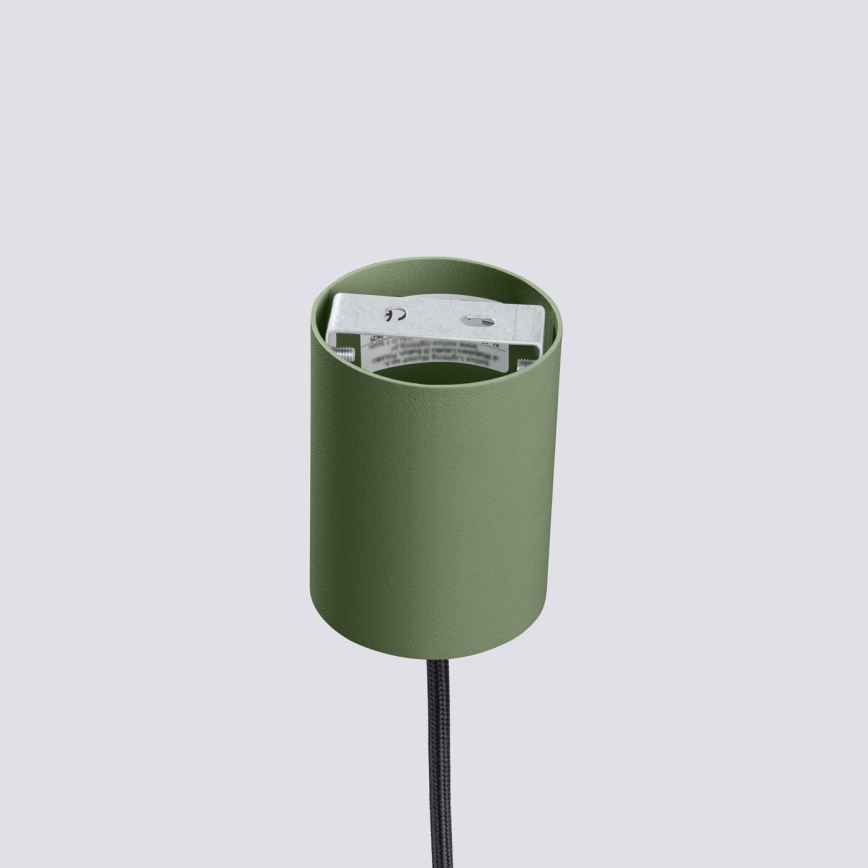 Candeeiro pendente com cabo ESTRIA, 1xE14/10W/230V, diâmetro 14 cm, verde