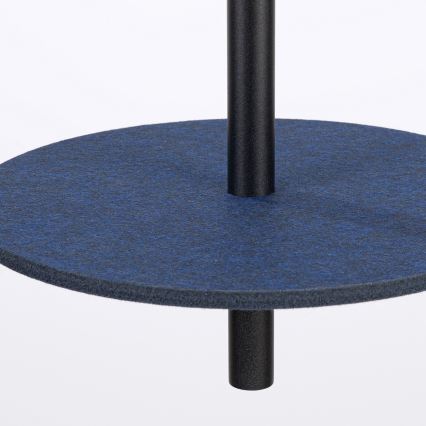 Lustre suspenso por cabo FELTRO 1xG9/8W/230V preto/azul