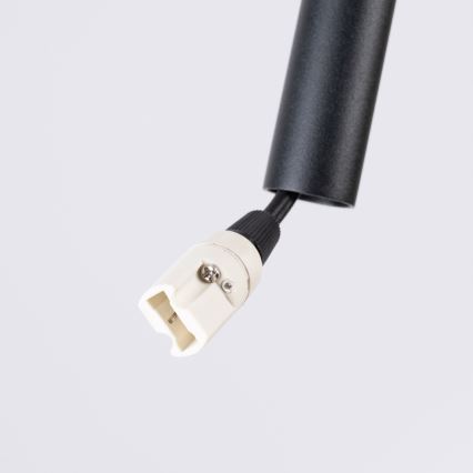 Lustre suspenso por cabo FELTRO 1xG9/8W/230V preto/azul