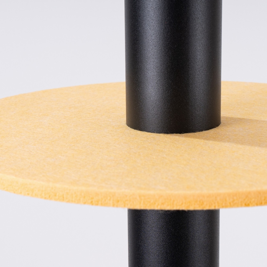 Lustre em cabo PELTA 1xGU10/10W/230V preto/amarelo