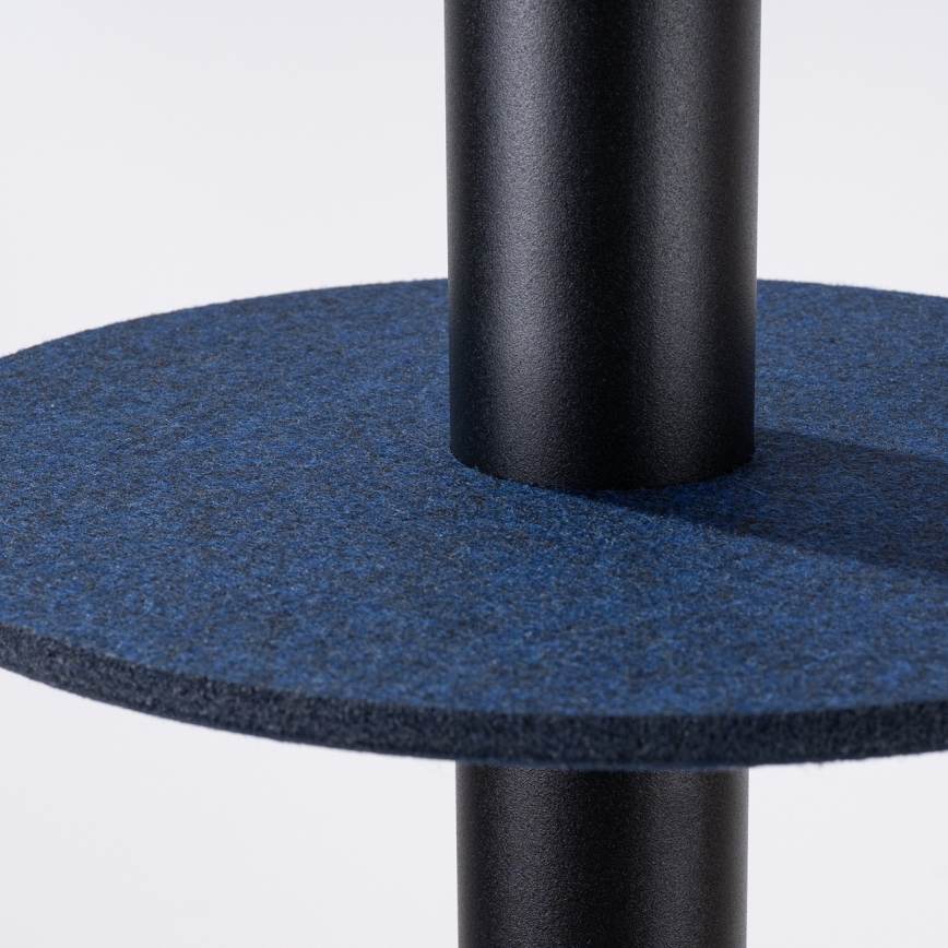 Candeeiro pendente em cabo PELTA 1xGU10/10W/230V preto/azul