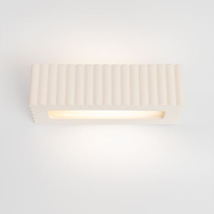 Aplique de parede RIGATA 1xE27/15W/230V cerâmica/branca