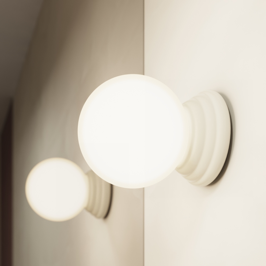 Aplique de parede para casa de banho ZORI 1xG9/8W/230V IP44 bege