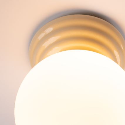 Aplique de parede para casa de banho ZORI 1xG9/8W/230V IP44 bege
