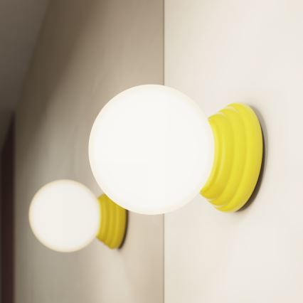 Aplique de parede para casa de banho ZORI 1xG9/8W/230V IP44 amarelo