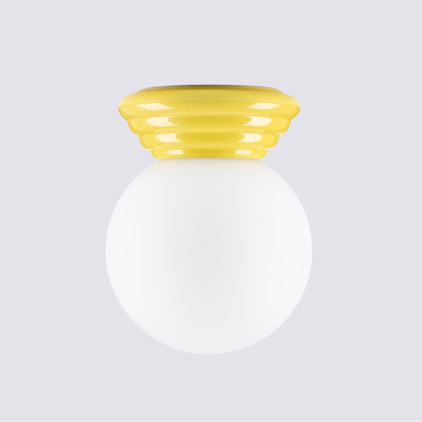 Aplique de parede para casa de banho ZORI 1xG9/8W/230V IP44 amarelo