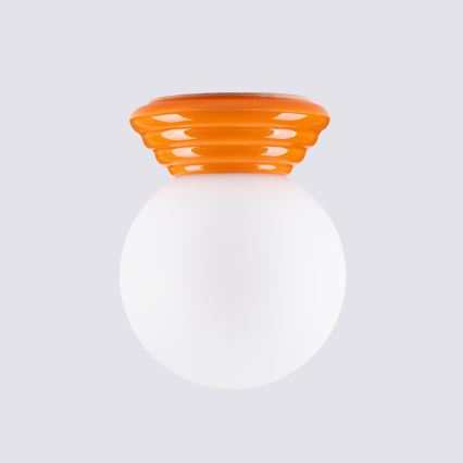 Aplique de parede para casa de banho ZORI 1xG9/8W/230V IP44 laranja