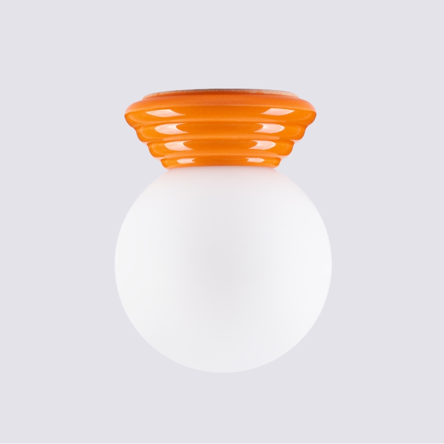Aplique de parede para casa de banho ZORI 1xG9/8W/230V IP44 laranja