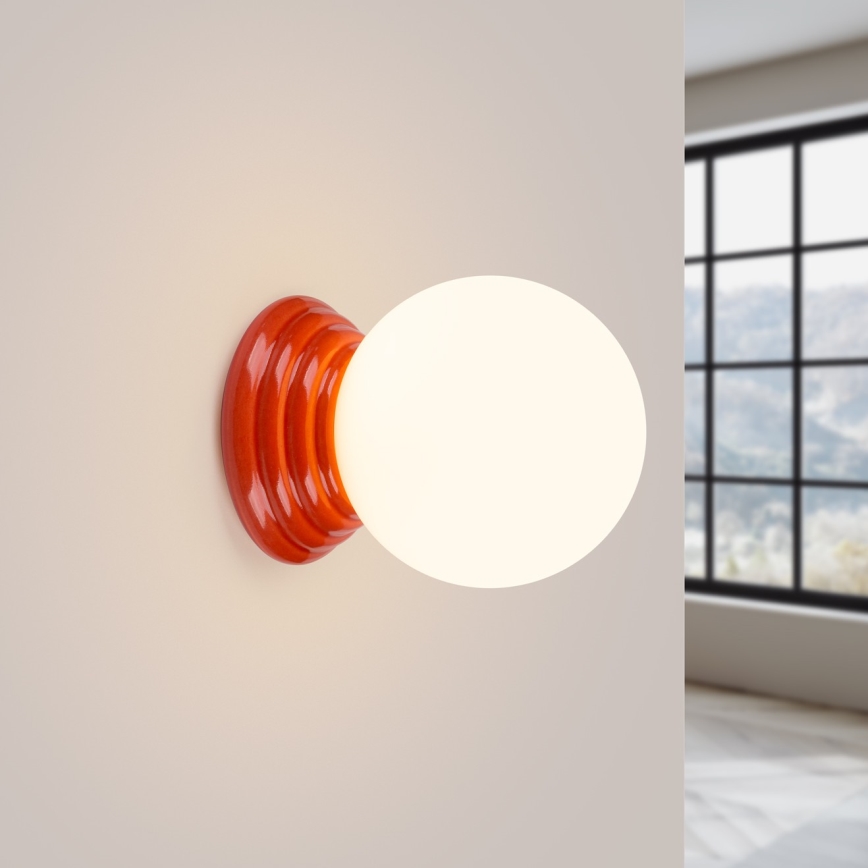 Aplique de parede para casa de banho ZORI 1xG9/8W/230V IP44 rosa