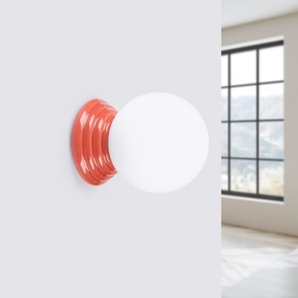 Aplique de parede para casa de banho ZORI 1xG9/8W/230V IP44 rosa