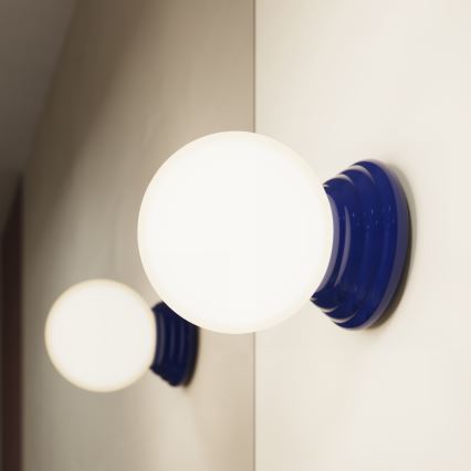 Aplique de parede para casa de banho ZORI 1xG9/8W/230V IP44 azul