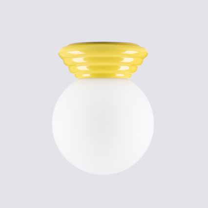 Luminária de tecto para casa de banho ZORI 1xG9/8W/230V Ø 12 cm IP44 amarela