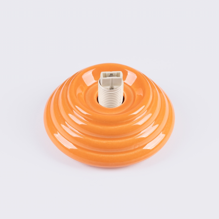 Plafon para casa de banho ZORI 1xG9/8W/230V Ø 12 cm IP44 laranja