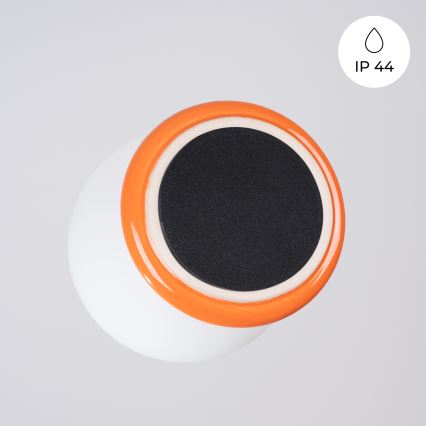 Plafon para casa de banho ZORI 1xG9/8W/230V Ø 12 cm IP44 laranja
