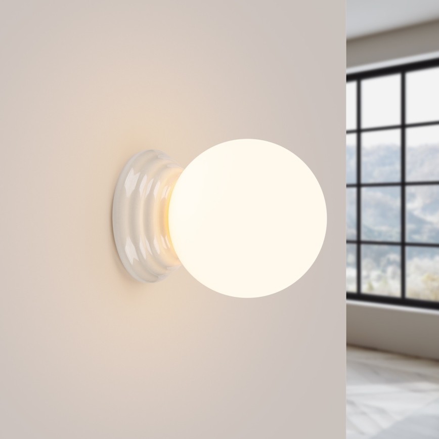 Aplique de parede para casa de banho ZORI 1xG9/8W/230V IP44 branco