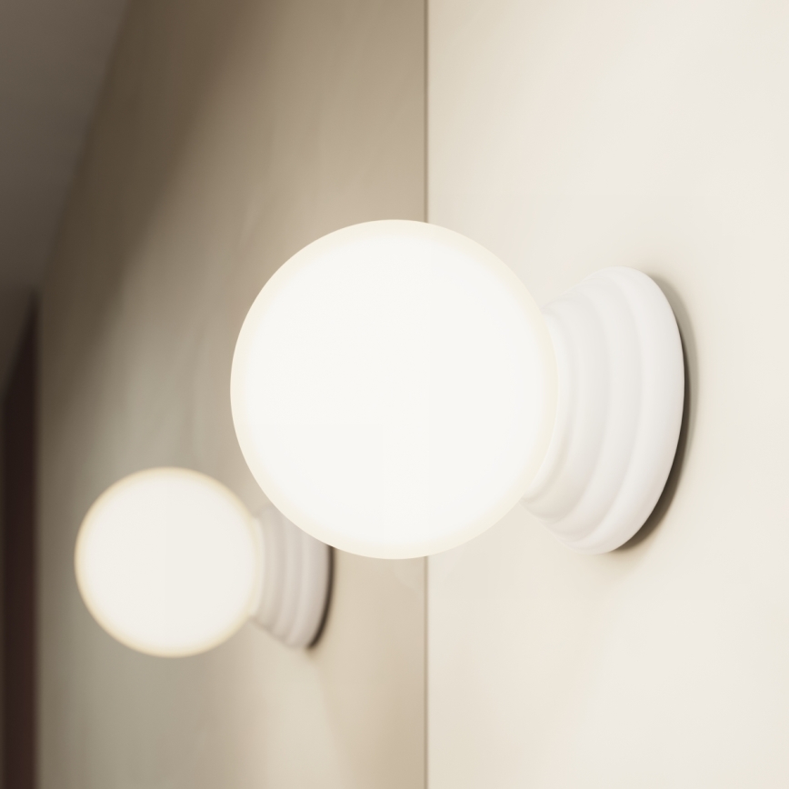 Aplique de parede para casa de banho ZORI 1xG9/8W/230V IP44 branco