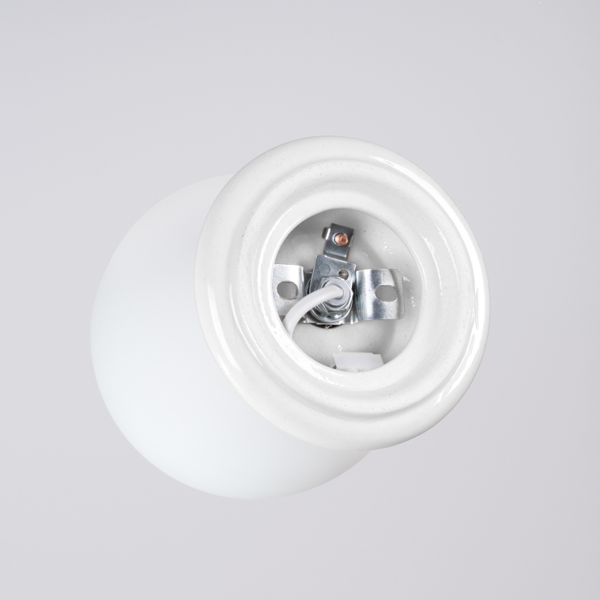 Aplique de parede para casa de banho ZORI 1xG9/8W/230V IP44 branco