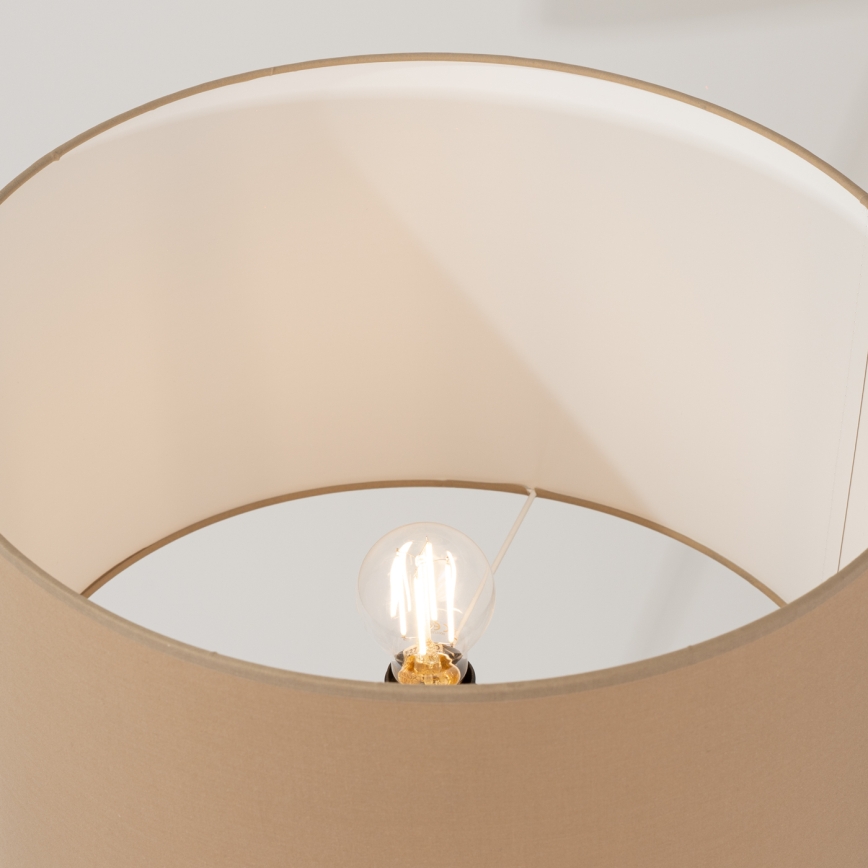 Candeeiro de pé NATT 1xE27/15W/230V taupe