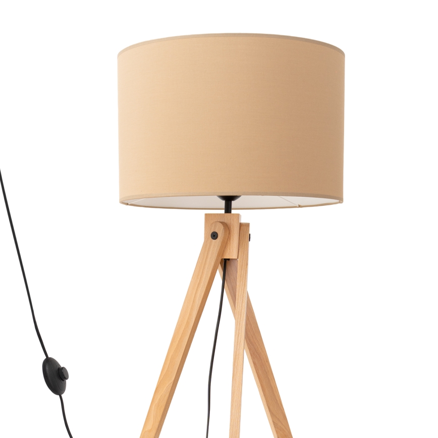 Candeeiro de pé NATT 1xE27/15W/230V taupe
