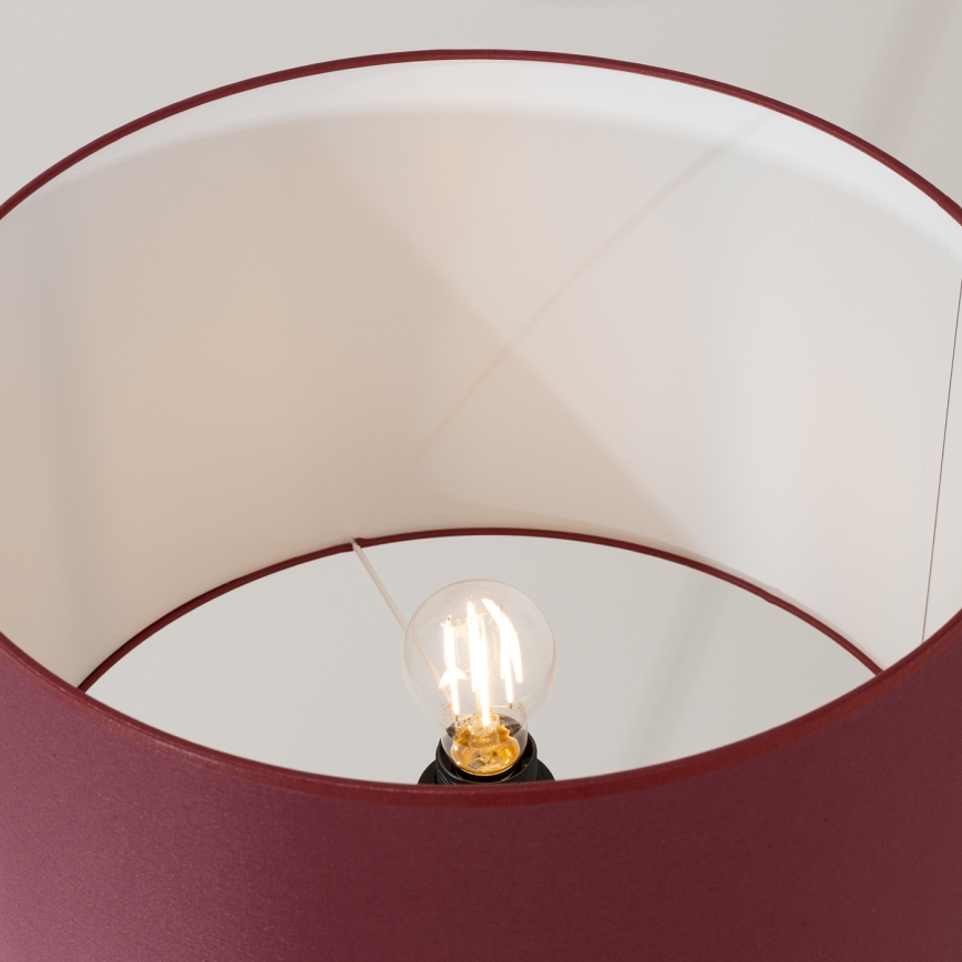 Candeeiro de pé NATT 1xE27/15W/230V vermelho