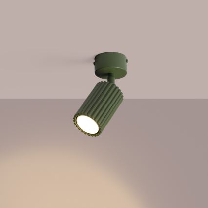 Candeeiro de foco KARBON 1xGU10/10W/230V verde