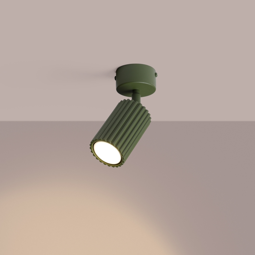Candeeiro de foco KARBON 1xGU10/10W/230V verde