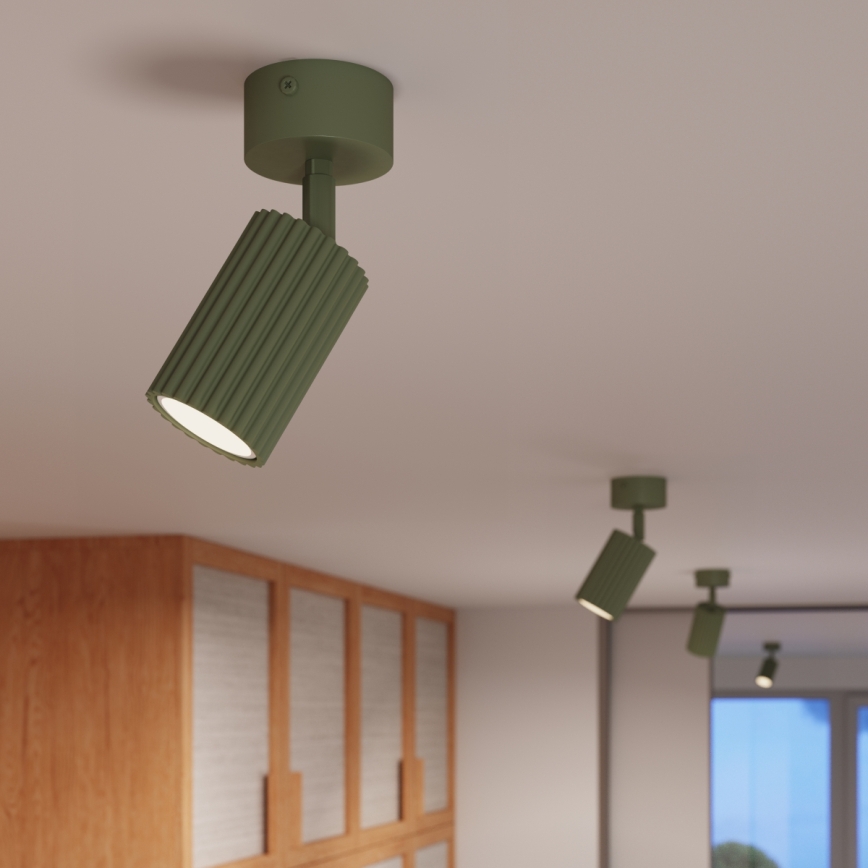 Candeeiro de foco KARBON 1xGU10/10W/230V verde