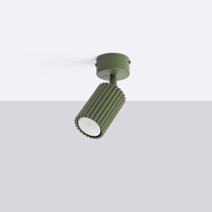 Candeeiro de foco KARBON 1xGU10/10W/230V verde