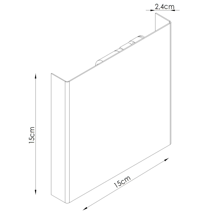 Aplique de parede VANTA 2xG9/8W/230V branco