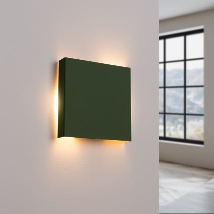 Aplique de parede VANTA 2xG9/8W/230V verde