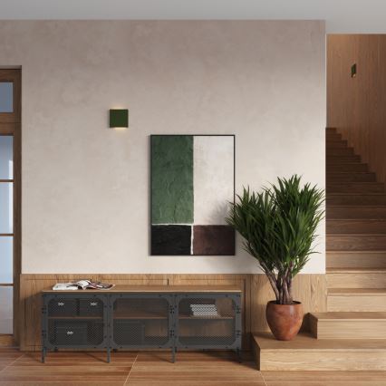 Aplique de parede VANTA 2xG9/8W/230V verde