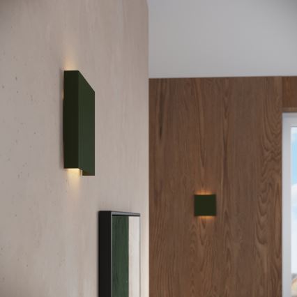 Aplique de parede VANTA 2xG9/8W/230V verde