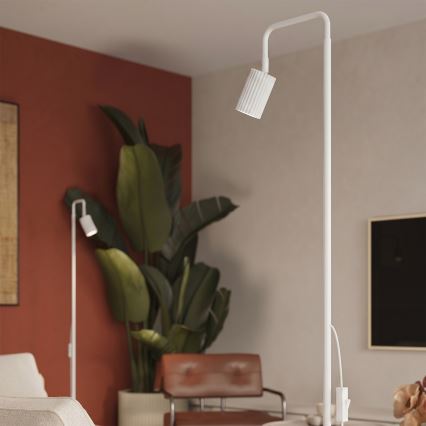 Candeeiro de pé KARBON 1xGU10/10W/230V branco