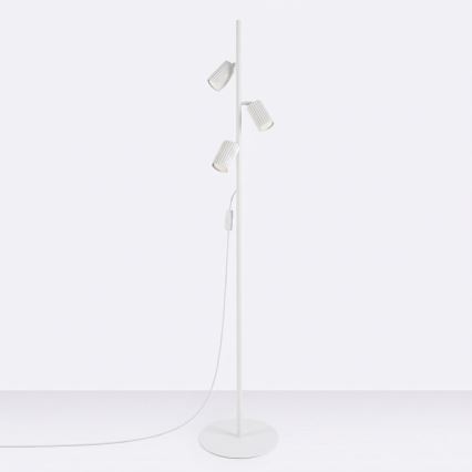 Candeeiro de pé KARBON 3xGU10/10W/230V branco
