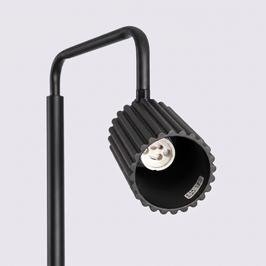 Candeeiro de pé KARBON 1xGU10/10W/230V preto