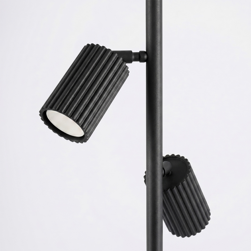 Candeeiro de pé KARBON 3xGU10/10W/230V preto