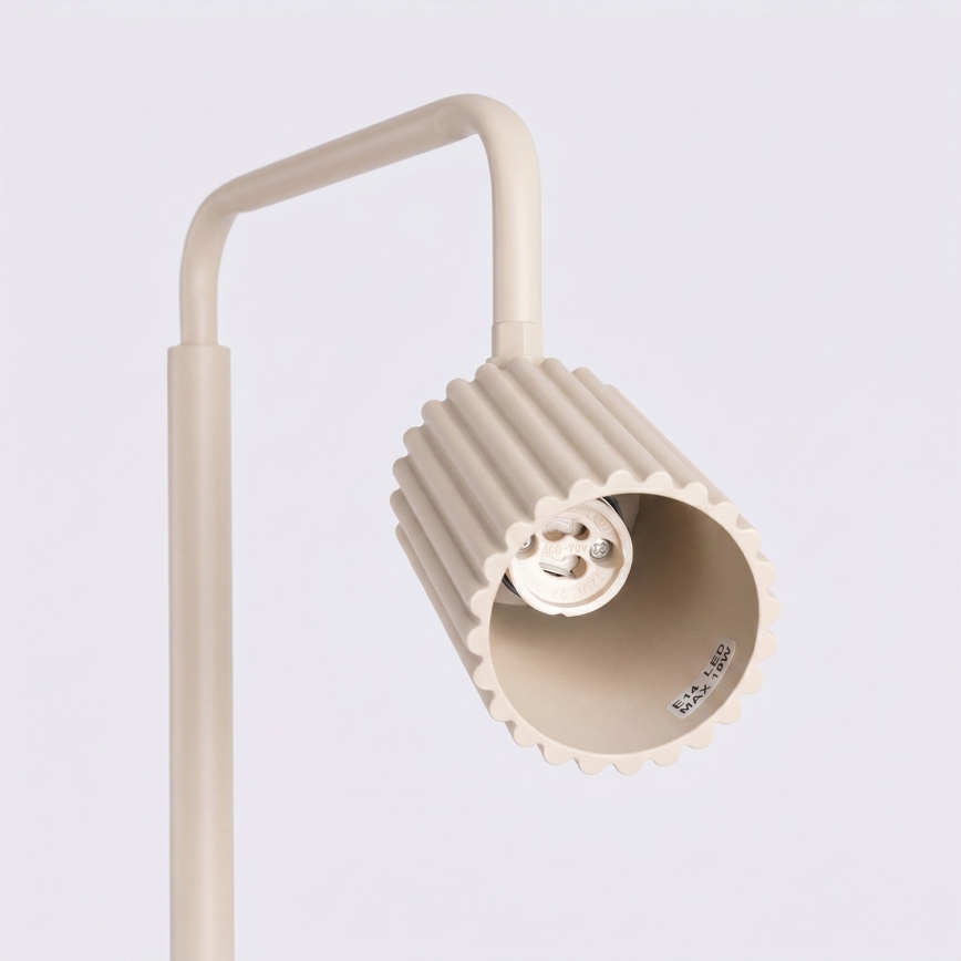 Candeeiro de pé KARBON 1xGU10/10W/230V creme