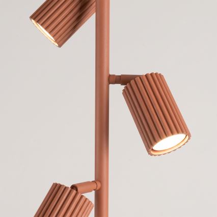 Candeeiro de pé KARBON 3xGU10/10W/230V laranja