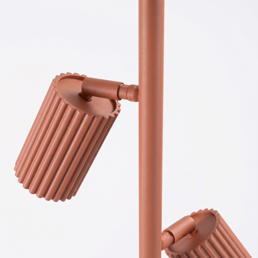 Candeeiro de pé KARBON 3xGU10/10W/230V laranja