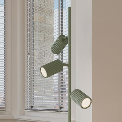Candeeiro de pé KARBON 3xGU10/10W/230V verde