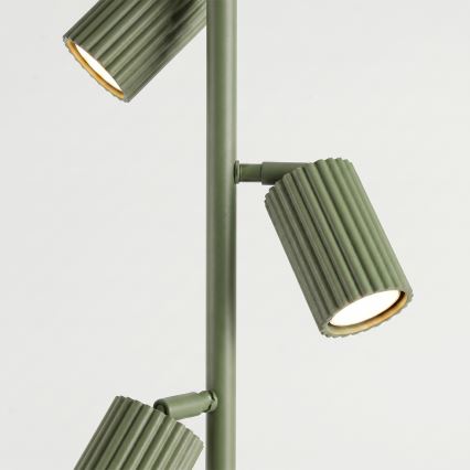 Candeeiro de pé KARBON 3xGU10/10W/230V verde