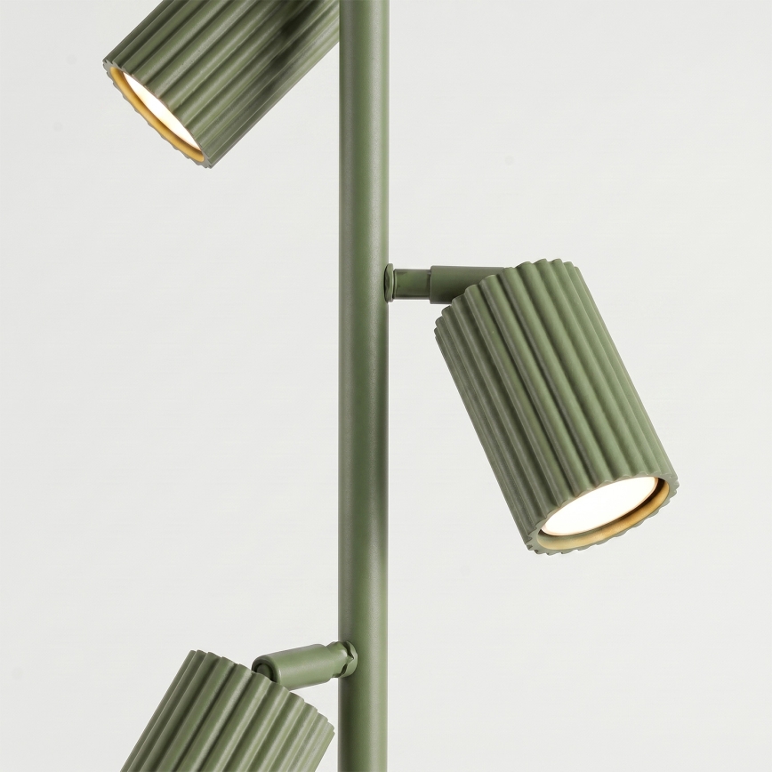 Candeeiro de pé KARBON 3xGU10/10W/230V verde