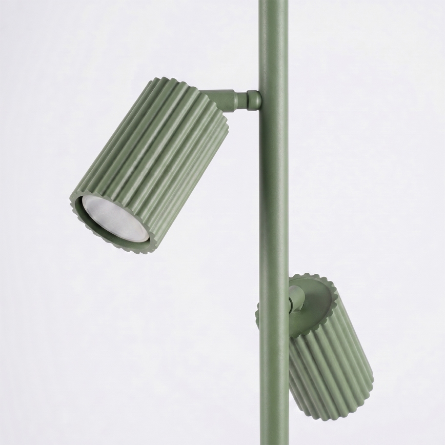 Candeeiro de pé KARBON 3xGU10/10W/230V verde
