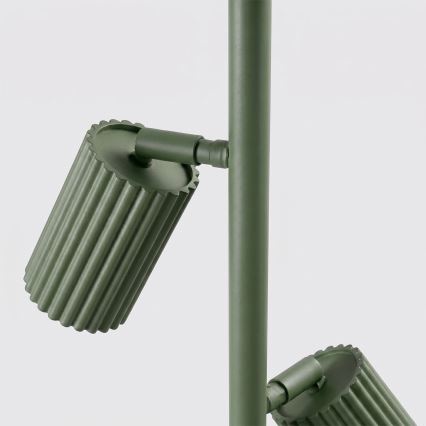 Candeeiro de pé KARBON 3xGU10/10W/230V verde