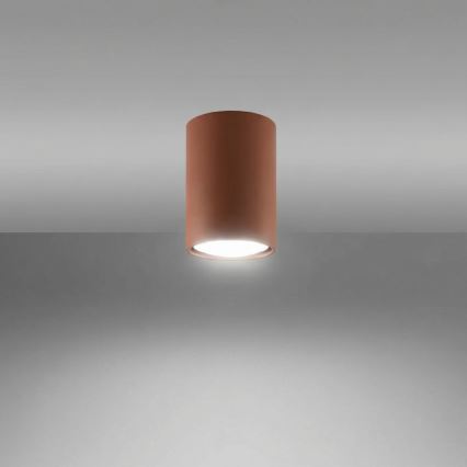 Spot LAGOS 1xGU10/10W/230V 10 cm marrom