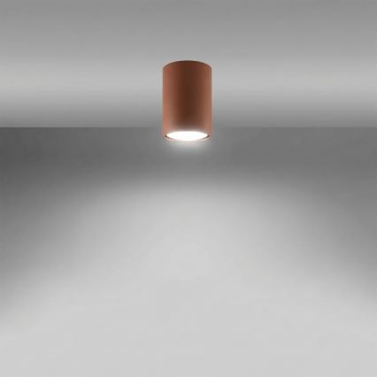 Spot LAGOS 1xGU10/10W/230V 10 cm marrom